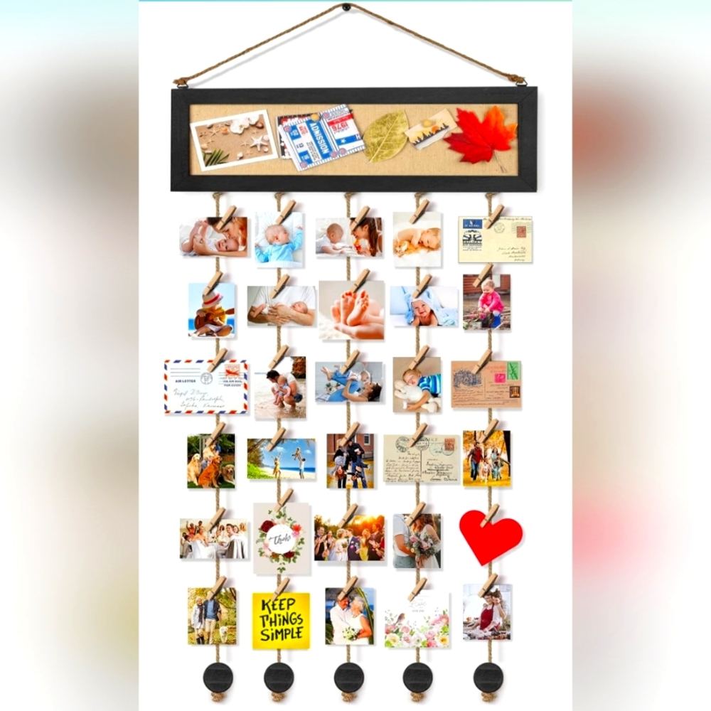 Wall Mount Picture Frame Organizer